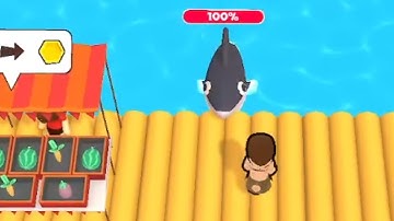 SHARK ATTACK - Raft Life (Android, iOS) Gameplay Part 3