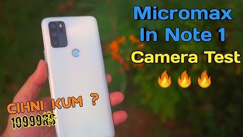 Micromax IN Note 1 camera test || Micromax In note 1 camera test and review in hindi