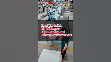 Small Footprint, Big Efficiency: Edge Banding and Drilling Production Line