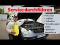 Service, Wartung | Mercedes W211 W203 220CDI | OM 646 | Ölwechsel | Filter wechseln | Kontrolle DIY