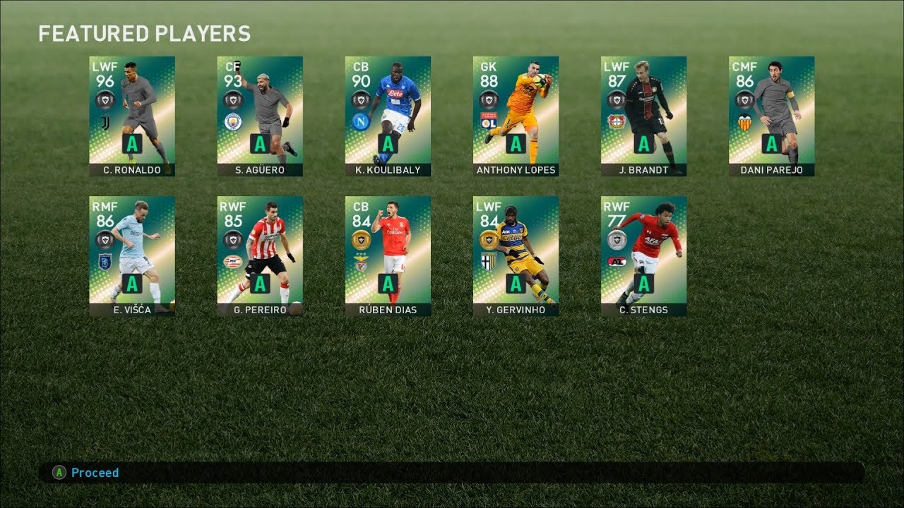 pes 2019 pack opening | Players of the Week: Feb 7