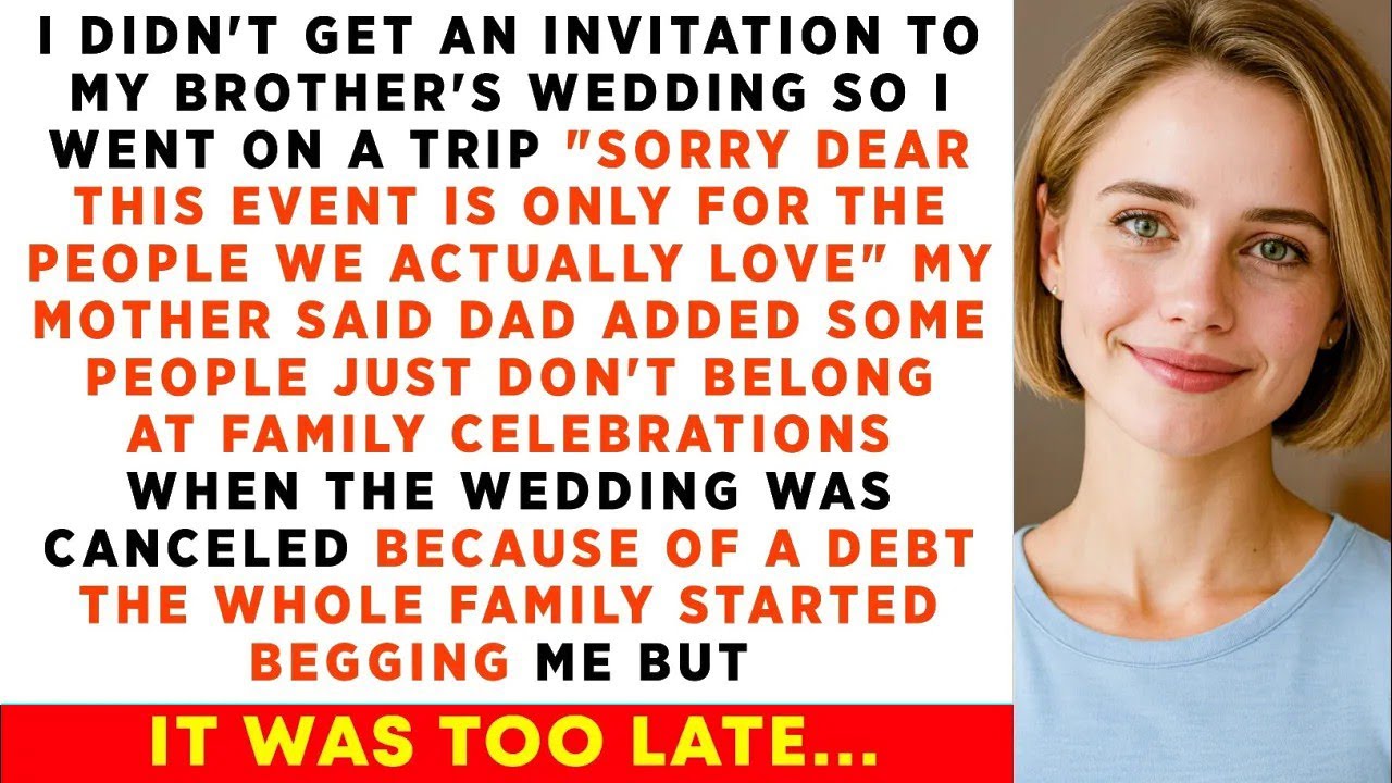 I Didn't Get INVITATION To My BROTHER'S WEDDING, So I Went On A TRIP ' SORRY Dear This Event Is Fo..
