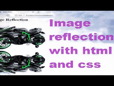 Image Reflection in css | css tutorial for beginners |