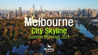 Melbourne City Skyline - Summer Mornings 2023 - Autel Nano+ and Lite+