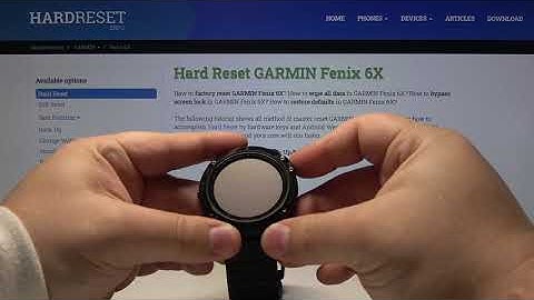 How to Adjust Hot Keys in GARMIN Fenix 6X – Customize Shortcuts