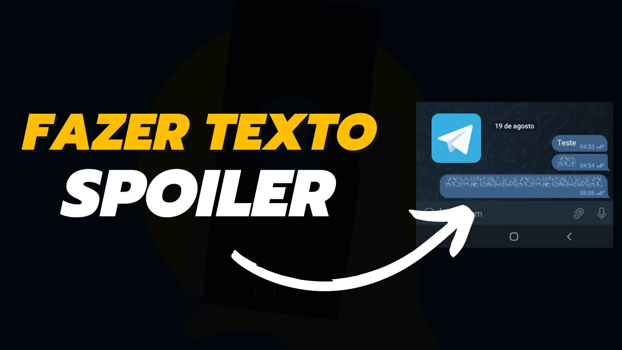 Como Fazer Um Texto Spoiler No Telegram - YouTube