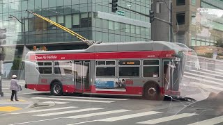 San Francisco s Muni Bus Route 22 To Filmore Passing By 16th St In 4K