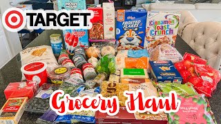 Target Grocery Shopping Haul\/\/meal plan with prices!