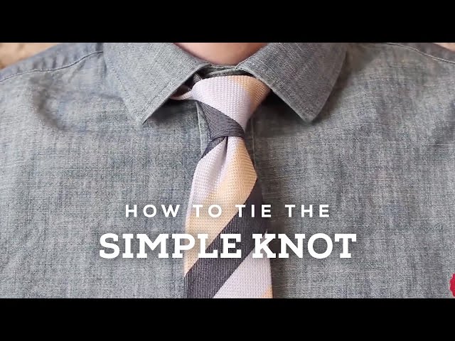 How to Tie the Simple Necktie Knot