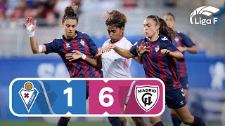 RESUMEN Y GOLES SD EIBAR vs MADRID CFF, Jornada 1, LIGA F