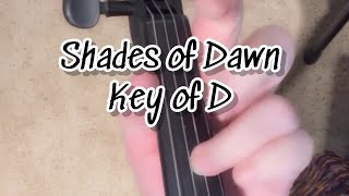 Shades Of Dawn Wclose Up Of Fingers. Just The Core Notes, No Embellishments.