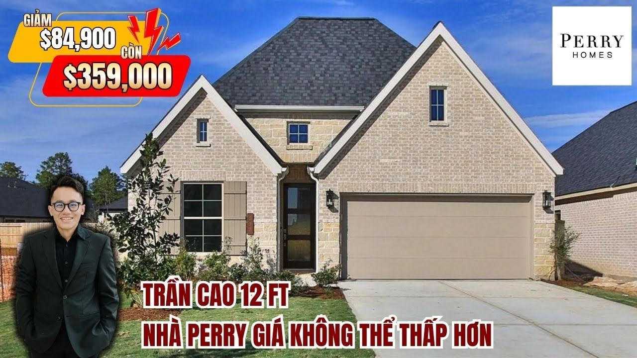 #51: NHÀ PERRY HOME GIẢM GIÁ SÁT SÀN TRẦN CAO 12 FT KHU SANG YÊN TĨNH THÀNH PHỐ PHÁT TRIỂN