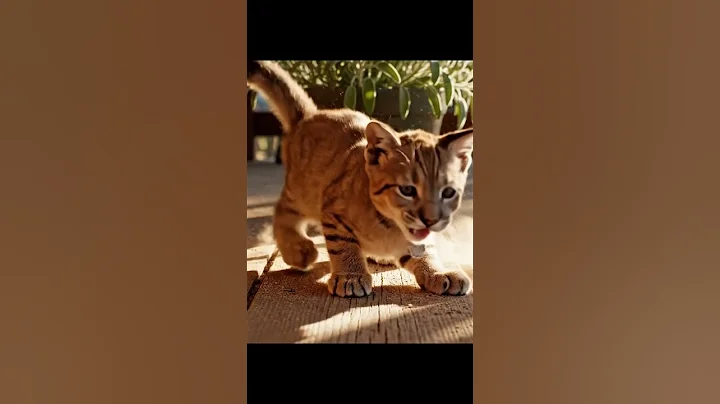 Video 11865851: tiny maine coon kitten, mainecoon, cat