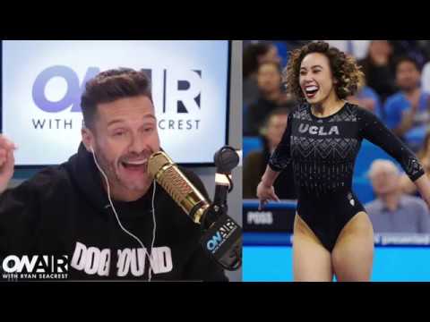 celebrity family feud Ryan Connects Gymnast Superstar With DWTS | On Air with Ryan Seacrest