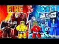 Elemental FIRE vs ICE in Toilet Tower Defense