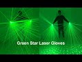 Sky star 532nm green laser gloves led lazer mitten ray gloves