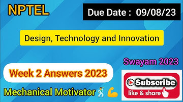 Design, Technology and Innovation | Week 2