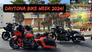 DAYTONA BIKE WEEK 2024 - BLOCK PARTY! *WILD*