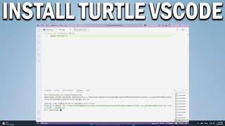 How To Install Turtle in VS Code