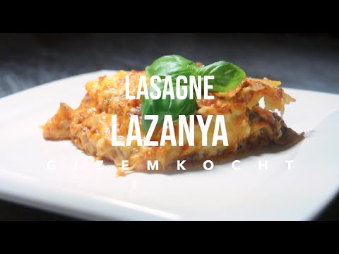 Kochvideo mit Rezept - Lasagne Bolognese. 