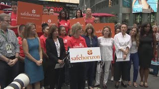 Web Extra: Child Victims Act PSA Launches In Times Square