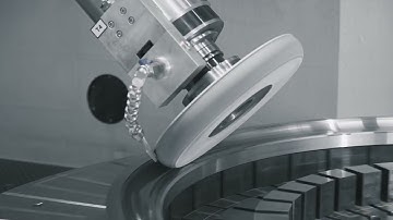 DVG: Vertical grinding machine with cross slide configuration
