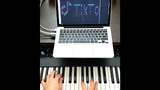 Drawing the TikTok Logo with a Piano (Live MIDI Art)