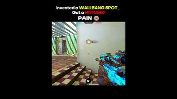 Hitmark on a wallbang is crazy pain #codm #callofdutymobile #codmobile #shorts #viral #trending