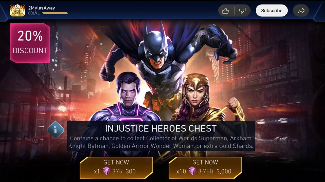 New Injustice Heroes Chest Opening Injustice 2 Mobile YouTube