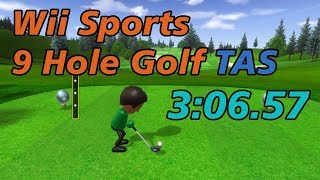 Wii Sports 9 Hole Golf TAS in 3:06.57