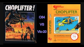 Choplifter   C64 vs Vic20   Version comparison