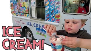 First Ice Cream Truck Ever Harrison Gets To Visit His First Ice Cream Truck 