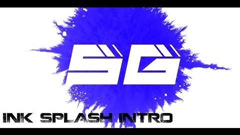 Ink Splash Intro In Android|Kinemaster|SG Motion Graphicz|
