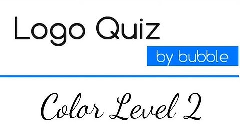 Logo Quiz by bubble (Color Level 2)