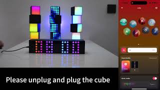 Yeelight Cube | Clock mode operation