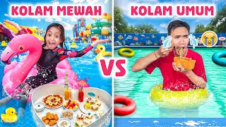 SEHARIAN BERENANG! 😱 Leika di Kolam Mewah, Tompel di Kolam Umum!