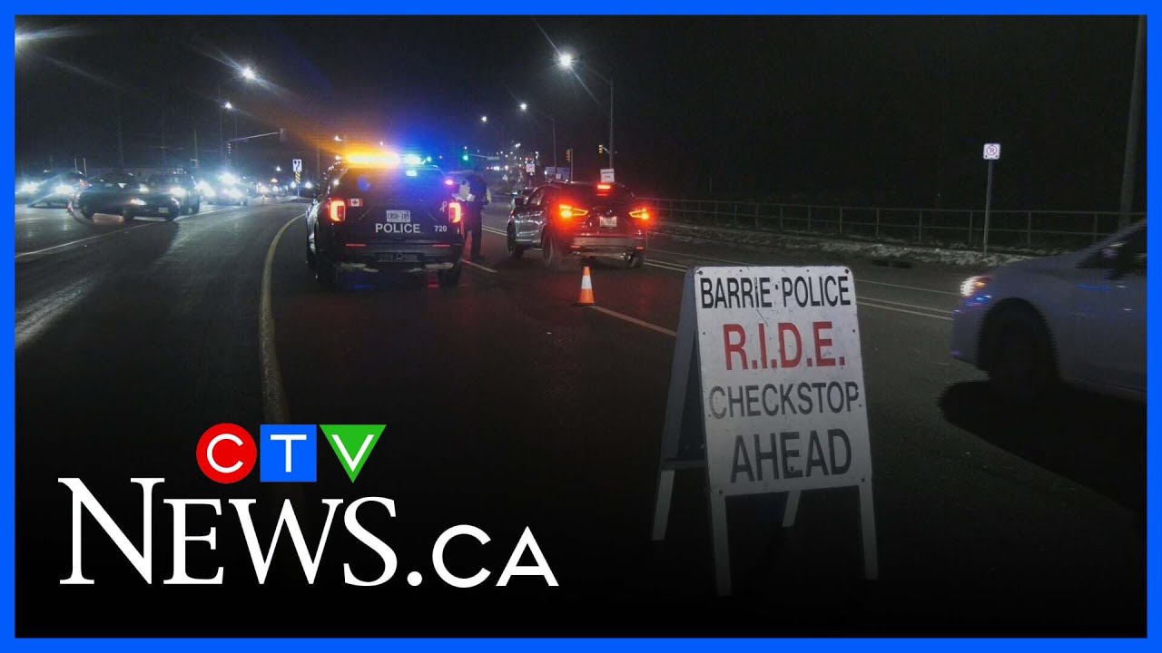 Festive R.I.D.E. campaign numbers are in for Central Ontario