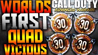 Celebrity COD Advanced Warfare - WORLDS FIRST "QUAD VICIOUS" IN ADVANCED WARFARE! (COD AW Quad Vicious Medal) Wealth