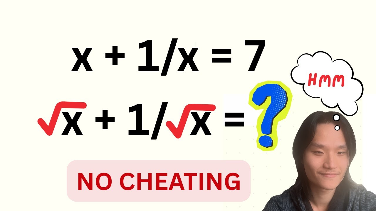 Can You Solve This Without Finding X?