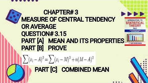 Solved Question#3.15 || Chapter#3 || Measure Of Central Tendency Or Average ||