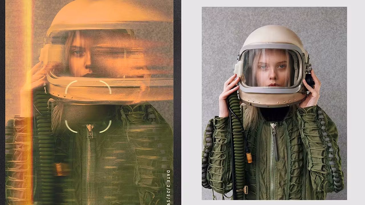 Create Nuke Photo Effect in Photoshop - Tutorial & Template