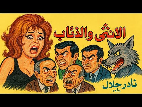 فيلم الانثى والذئاب 1975 بطولة ميرفت امين ونور الشريف وعادل ادهم ونوال ابو الفتوح