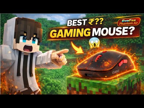 EvoFox Phantom Air Wireless Full ReviewIn Hindi 🔥| Is This the BEST Mouse for Gaming..???