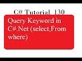 Query Keyword in C#