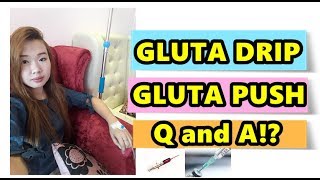 GLUTA DRIP vs GLUTA PUSH Q & A! Cinderella DRIP? ||CharmzDiary