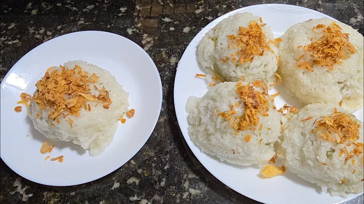 Sticky rice with mung bean paste, a soft and chewy dish that everyone loves.