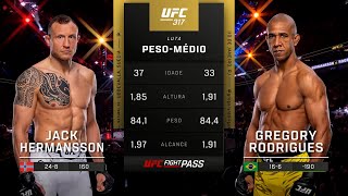 Jack Hermansson X Gregory Robocop Rodrigues Luta Completa Vechain Ufc 322