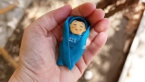 I made baby❤️ of player 222 in squid game3 from polymer clay