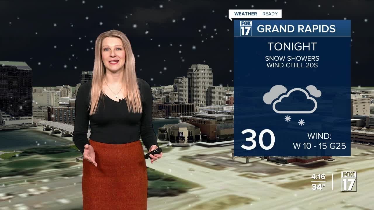 Friday PM Forecast: Windy, cold, snow showers - YouTube