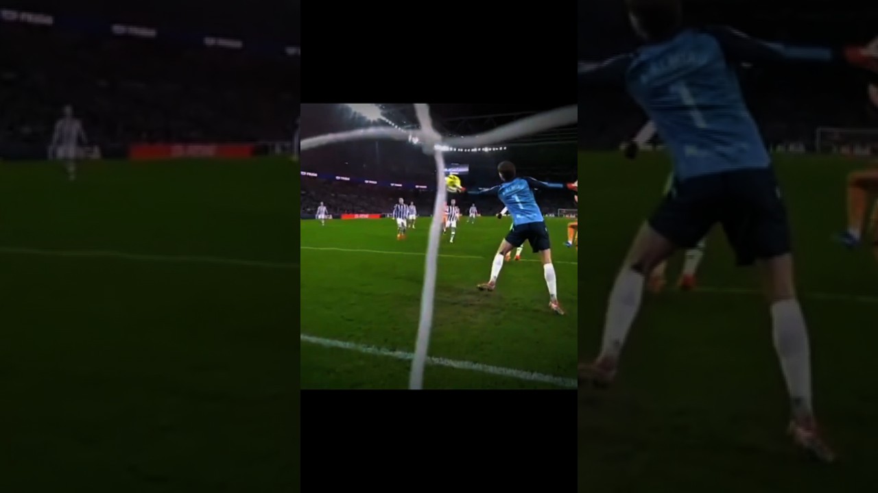 La impresionante parada de remiro😱😱 